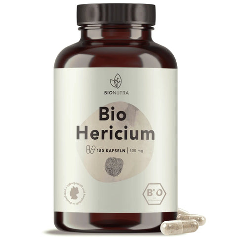 Bio Hericium Kapseln (aus Löwenmähne Pilz)