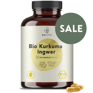 Bio Kurkuma-Ingwer-Kapseln – Mit Pfeffer & Chili